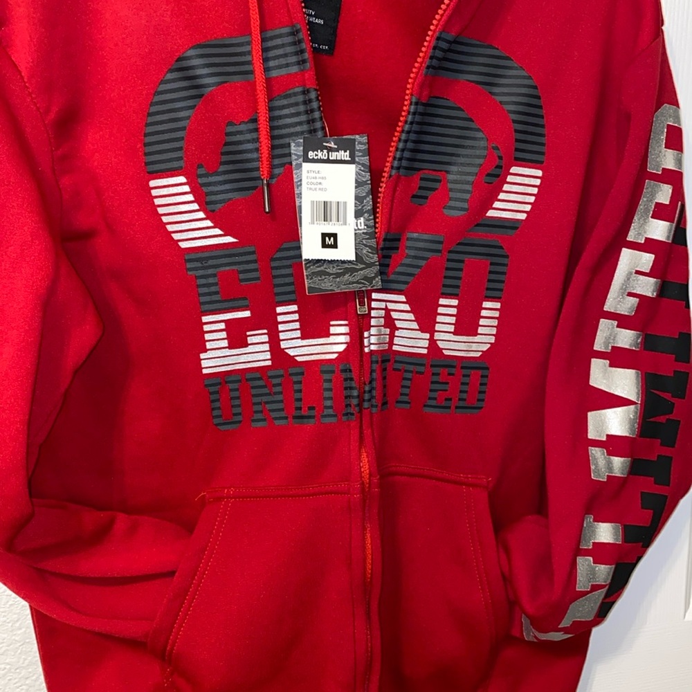 Ecko Unlimited True Red Zip Up Jacket